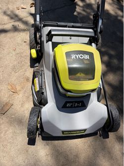 New Ryobi self propelled mower 40v