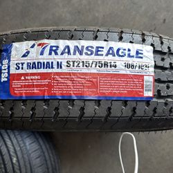Brand new trailer tire size   ST 215 75 R 14 ,6 plys