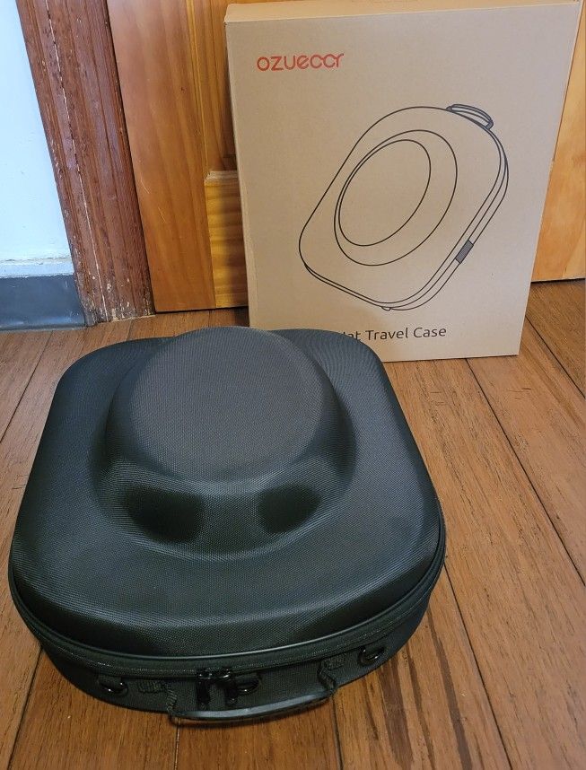 NEW / Ozueccr Cowboy hat travel case Crush proof With Shoulder And Luggage Strap