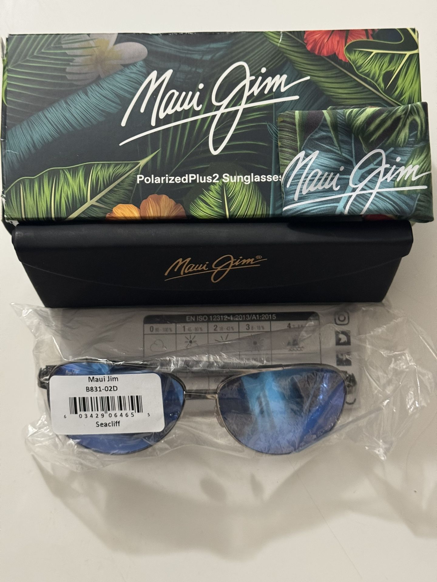 Maui Jim unisex SeaCliff Aviator sunglasses