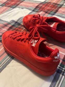 Adidas Stan Smith x Raf Simons (Red Monochrome)