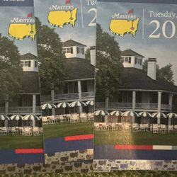 Masters Tickets X4