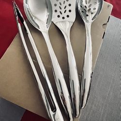 Princess House Culinario Series Tool 4 Pc. Stainless Steel Tool Set. 