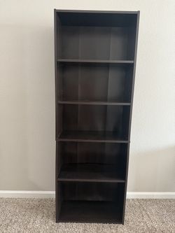 Book shelf - 5 Shelves With Adjustable Height