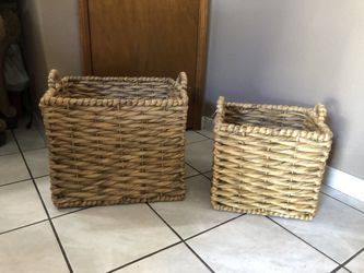 Brand new wicker basket set