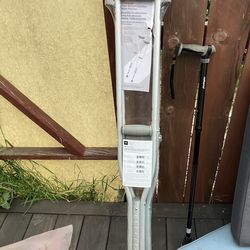 Aluminum crutches brand new in package