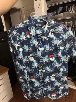 Malbon Golf X Vilebrequin octopus and golf print medium