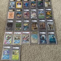 Pokemon Graded Cards Lot