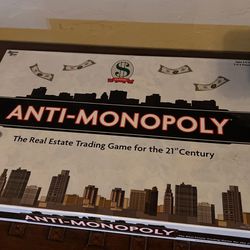Anti Monopoly Board Game 