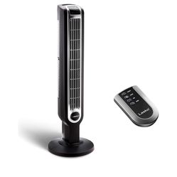 Lasko Oscillating Tower Fan with Remote Control, 3 Quiet Speeds, Timer for Bedroom, Kitchen, Office