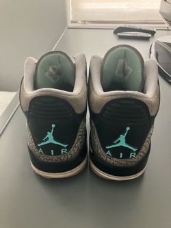Air Jordan 3 Green Glow Sneakers