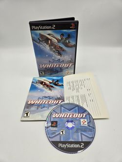 Whiteout (Sony PlayStation 2, 2002) PS2 Complete NTSC Vg 