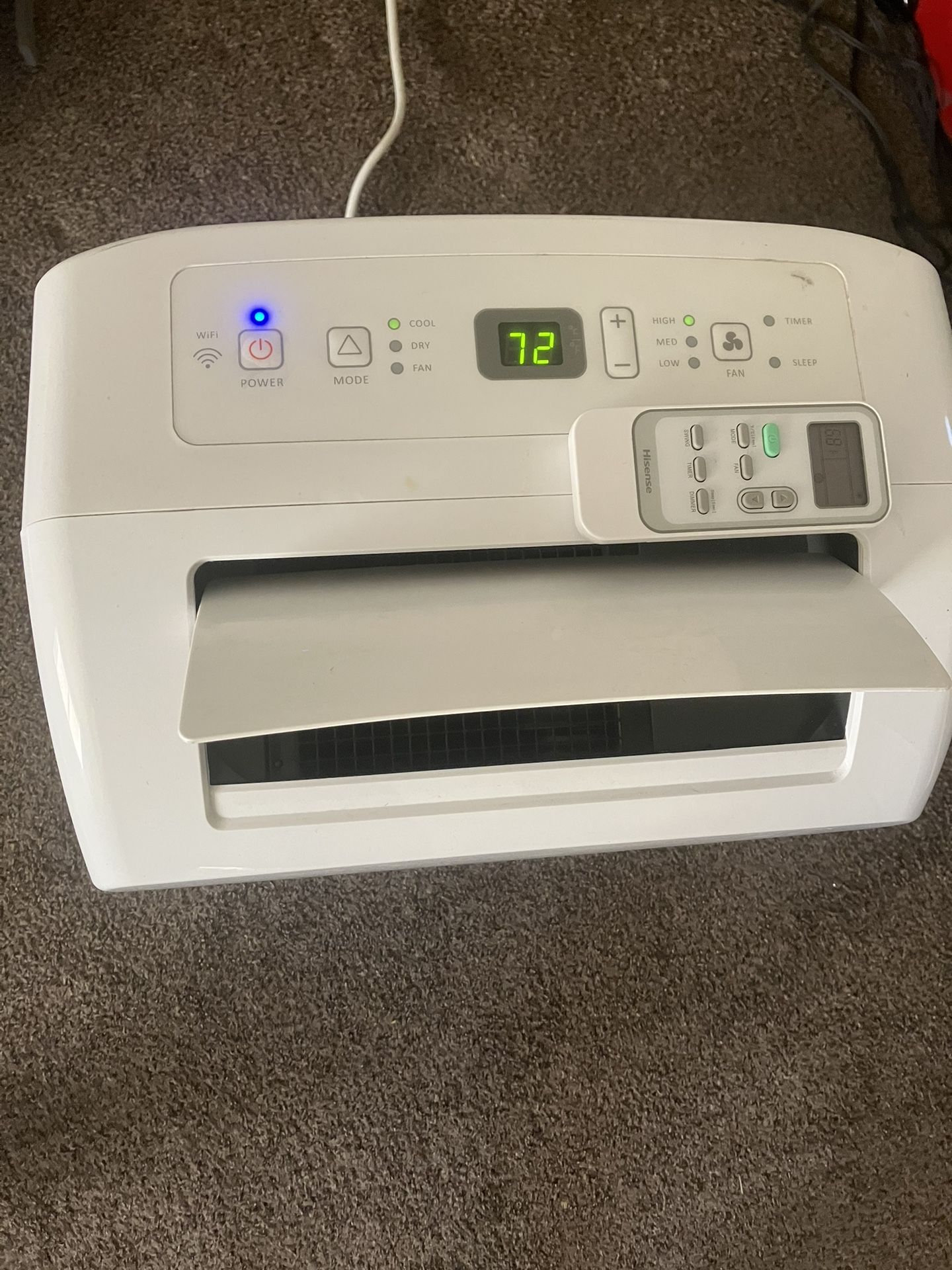 Hisense 115V 8000 BTU portable air conditioner (Energy Star Compliant)
