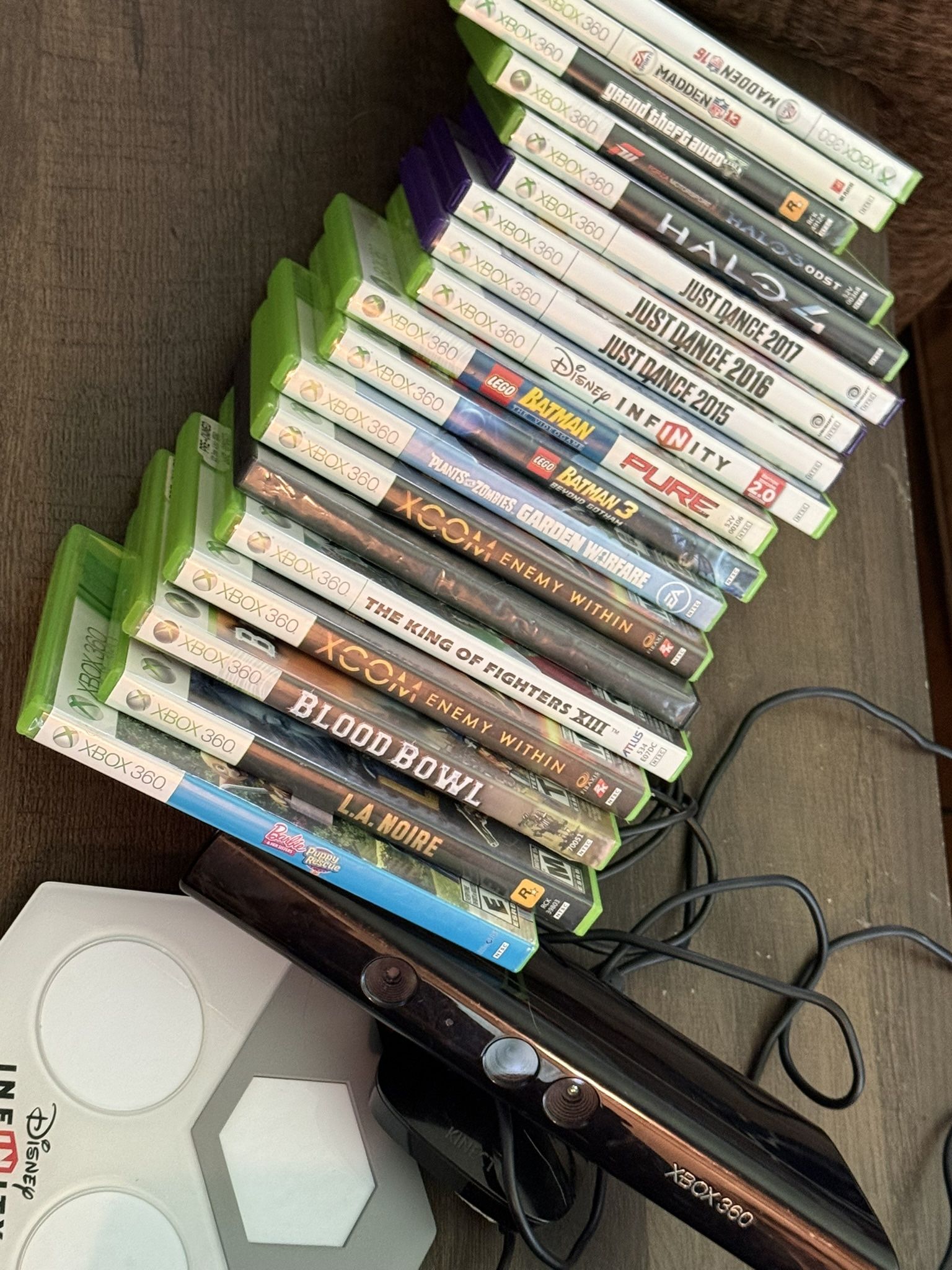 Xbox 360 Console 250 GB, 20 Games, Connect, Disney Infinity, And 40” TV Bundle
