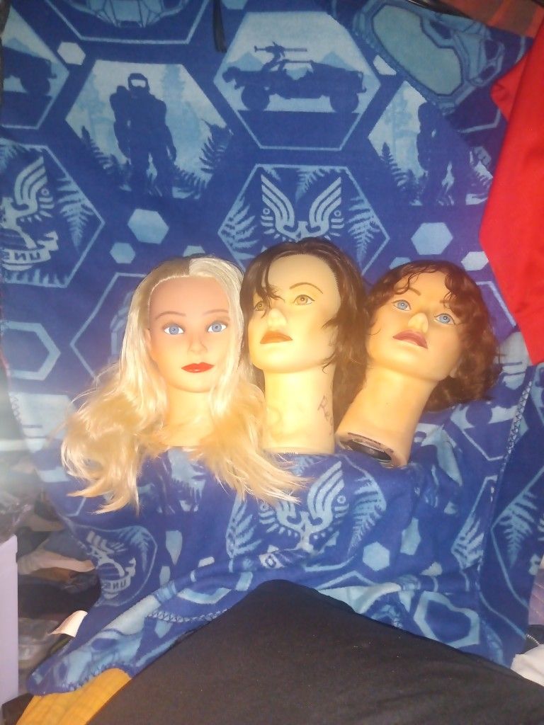 Mannequins Makeup Heads