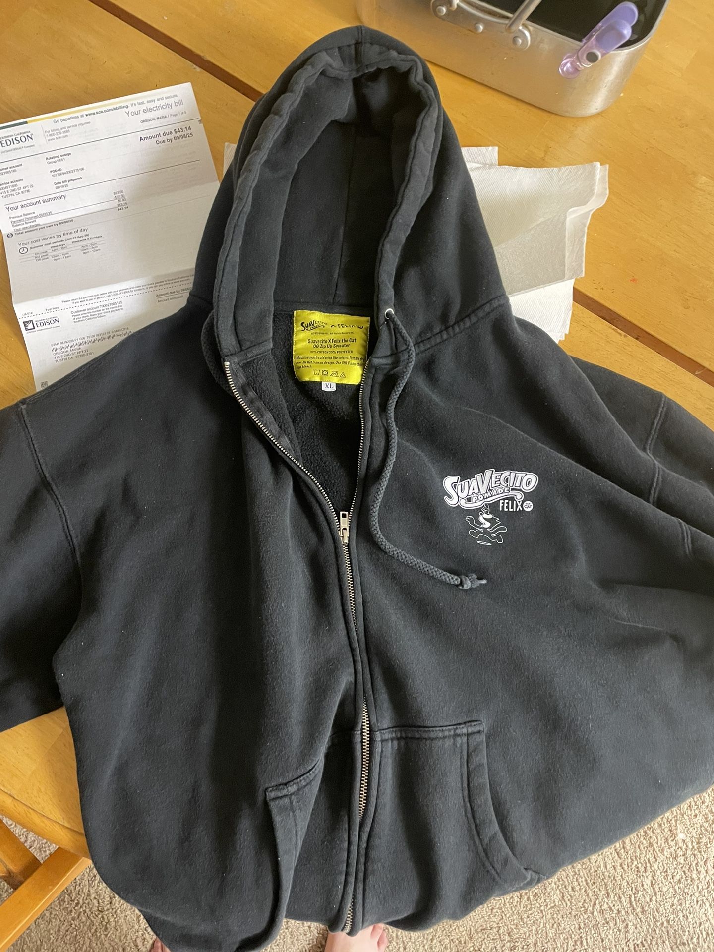 Felix The catXSuavecito Pomade Zip Up