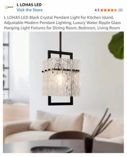 2 Pendant Ceiling Light Fixture in Box