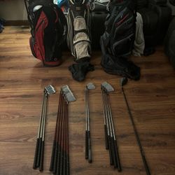 GOLF CLUBS/BAGS/BALLS/TEES IN BULK OR INDIVIDUAL(NOT $5)  READ DESCRIPTION