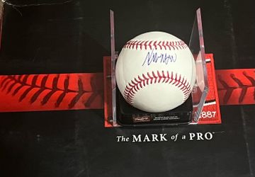 Kyle Manzardo Cleveland Guardians Autographed Baseball