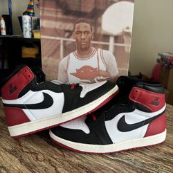 Air Jordan 1 High OG “Black Toe Reimagined” Size: Men’s 12.0 US