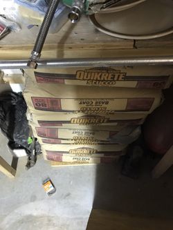 Quikrete stucco base coat 7 bags/$30