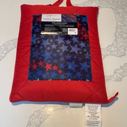 Outdoor Blanket Zip Up Water Repelling $10 OBO