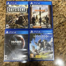 PS4 Video Game Bundle 