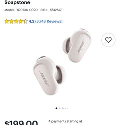Bose QuietComfort Earbuds 2 Noise Cancelling