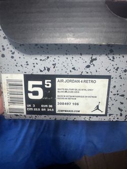 Kids 5 1/2 4 retro Jordans