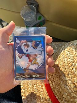 One piece dodgers card luffy