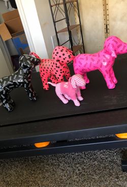 3 large size Victoria Secret Pink dog 60.00each dog