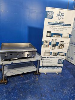 🔥🔥Used Atosa 36" Thermostatic Griddle 1" Thick