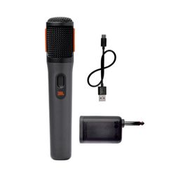 JBL Original Wireless Microphone + Dual Channel Receiver & Charger— Clear Vocals, Karaoke & DJ Ready