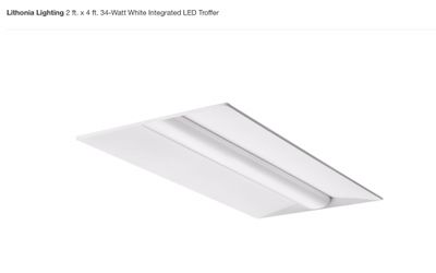 2’X4’ LED 34 watt troffer lights 4000 lumens Bargain Mart Mableton