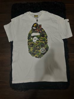 BAPE Ape Head Camo Graphic T-Shirt White