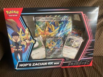 Hops zacian ex box Pokemon TCG