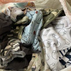 94 Piece 3-6 Month Baby Boy Clothing Lot 