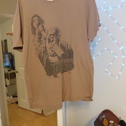 vintage walking dead t shirt heavy cotton