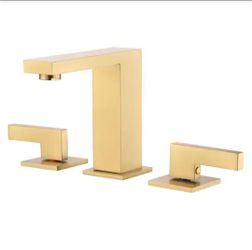 SUMERAIN
Modern 8 in. Widespread Double Handle Bathroom Faucet with Spot Resistant in Brushed Gold