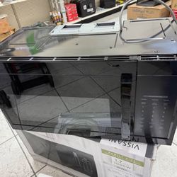 Vissani — 1.7 cu. ft. 1000-Watt Over the Range Microwave in Black