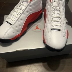 Jordan 13 Retro White/black True Red