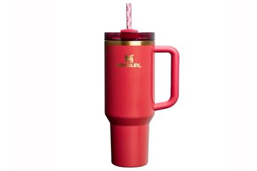 Stanley 40oz Quencher 2.0 Limited Edition Scarlet Tinsel Christmas Cup