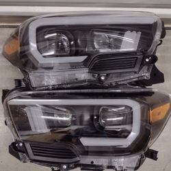 16-23 Toyota Tacoma TRD/Limited  Led DRL C-BAR Headlights Luces Micas Faros 