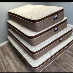 Queen Size Organic Cloud Europillowtop 12in 