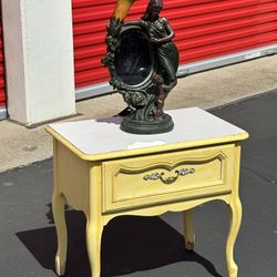 French End Table And Lamp 