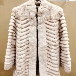 Mink Fur Coat US6 S/M Size