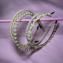 Gold and Pearls Headband accessories 