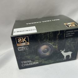 Trail Camera 8K 60MP Game Cameras with Advanced Night Vision Fast 0.05s Motion A