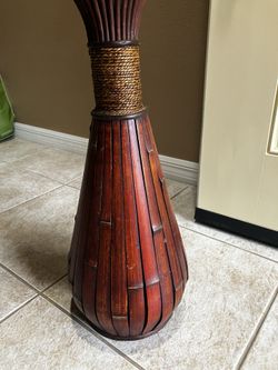 Bamboo Vase With Ornaments 