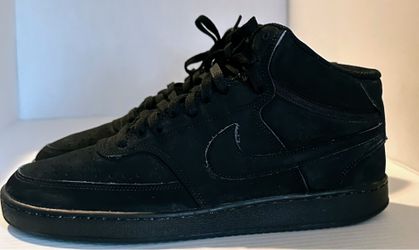 Nike Court visión mid black Shoes Men’s Size 10